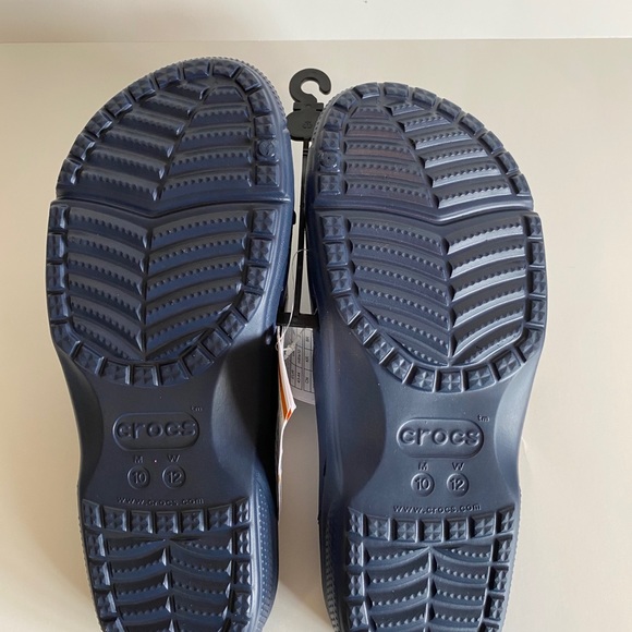 Crocs slides Navy Blue M 10 W 12 - Picture 3 of 5